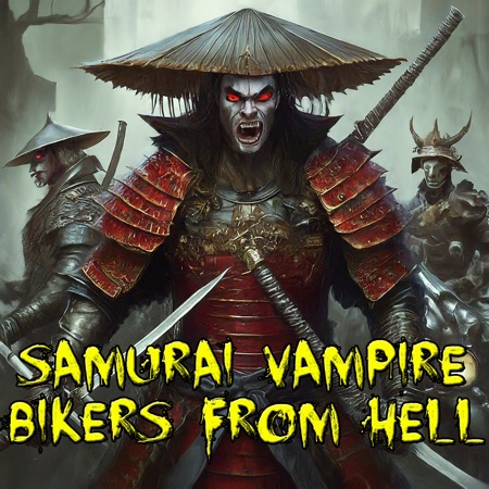 Samurai Vampire Bikers from Hell Art